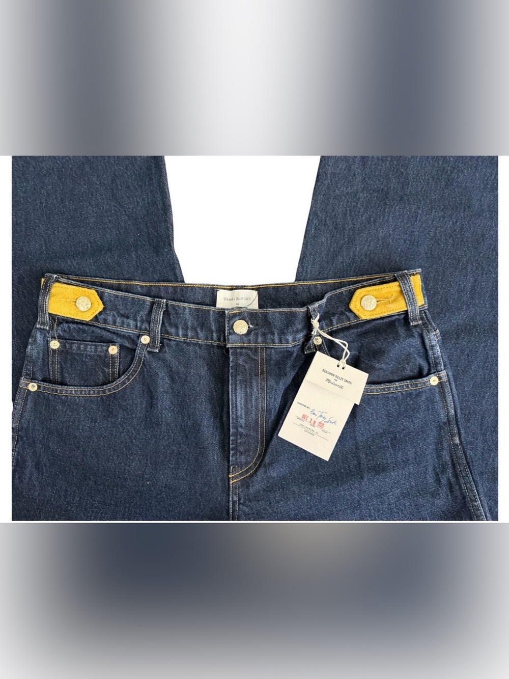 NWT Madewell X Benjamin Talley Smith The Coolidge Wide Leg Jean Size 30x34.5 - Picture 3 of 8